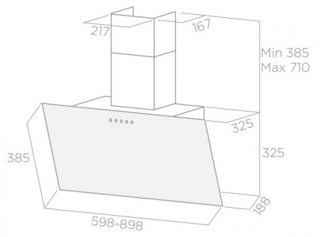Elica SHIRE IX BL/A/60