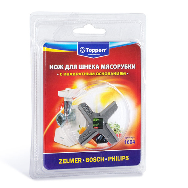 Topperr 1604 Нож д/мясорубок Zelmer, Bosch, Philips