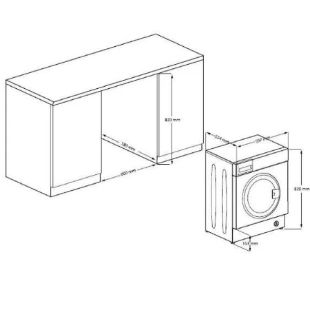 Hotpoint BI WMHD 8482 V