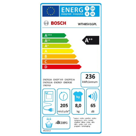 Bosch WTH85V1GPL